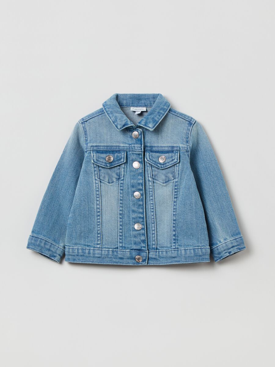 Stretch denim jacket_0