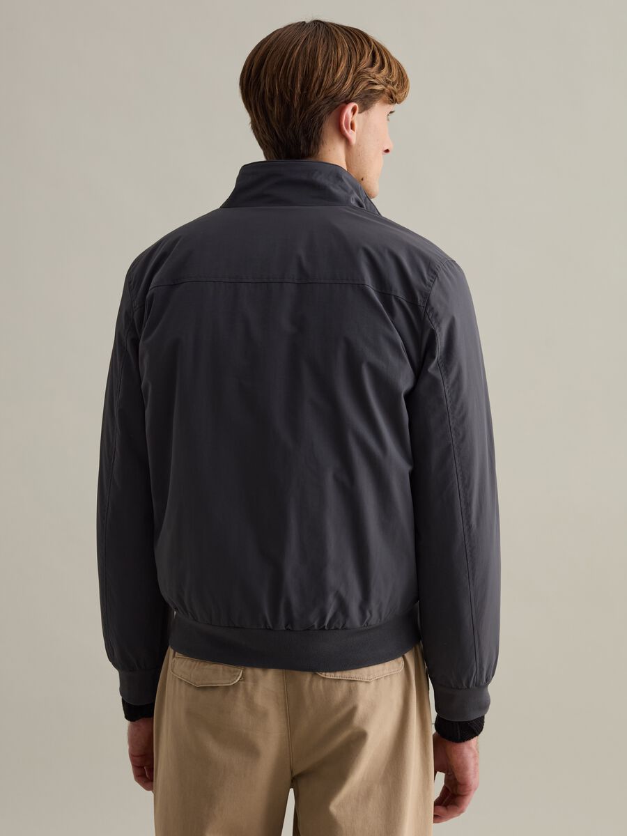 Full-zip bomber jacket with high neck_2