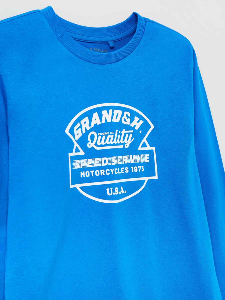 Long-sleeved T-shirt with Grand&Hills print_2