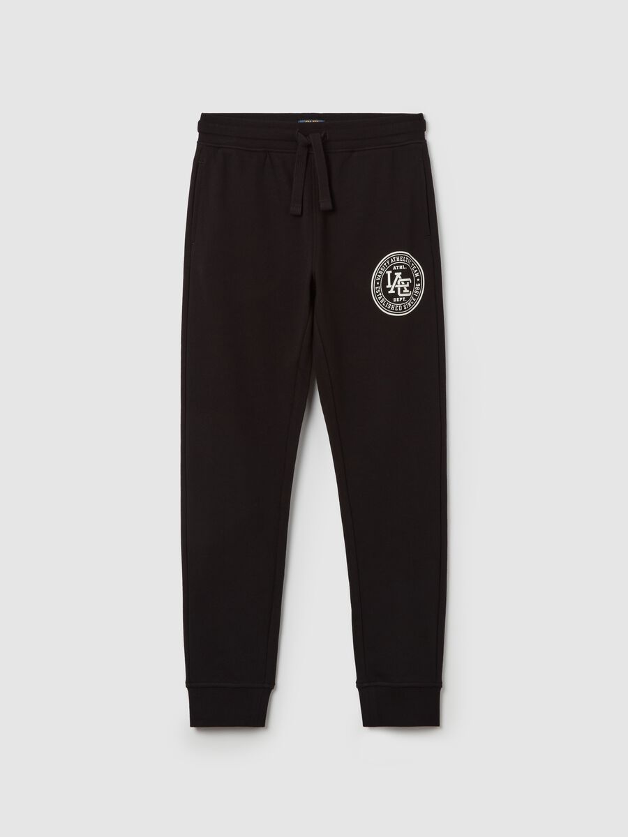 Joggers with "Varsity Athletic Team" print_0