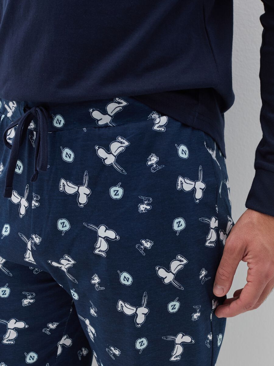 Long pyjamas with Snoopy print_2