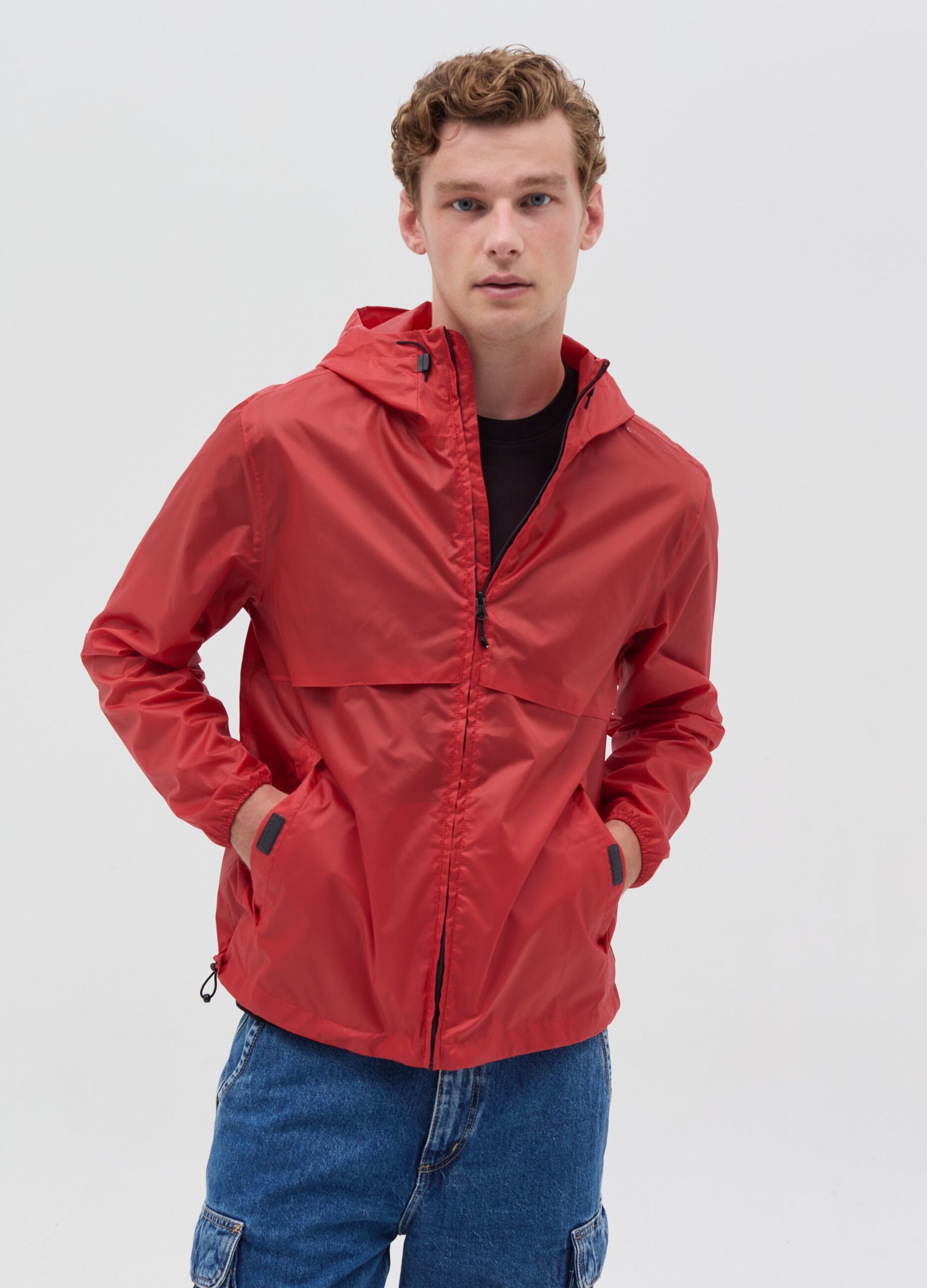 Essential waterproof full-zip jacket