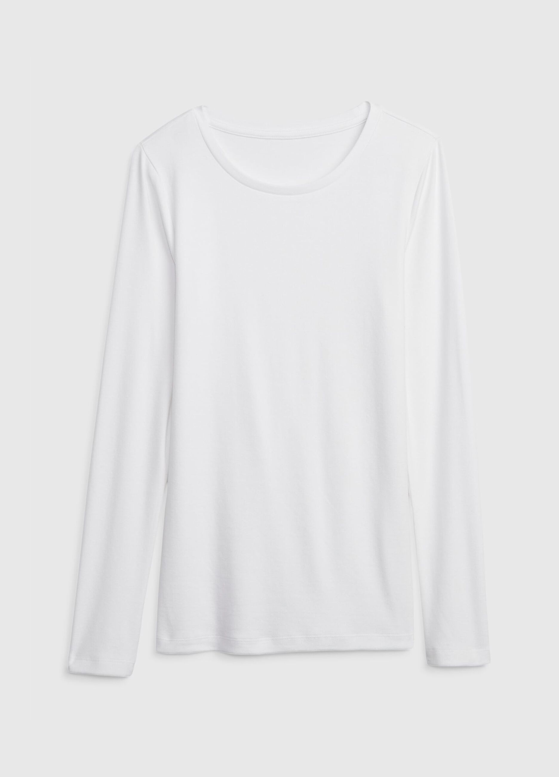 Camiseta de manga larga de algodón y modal