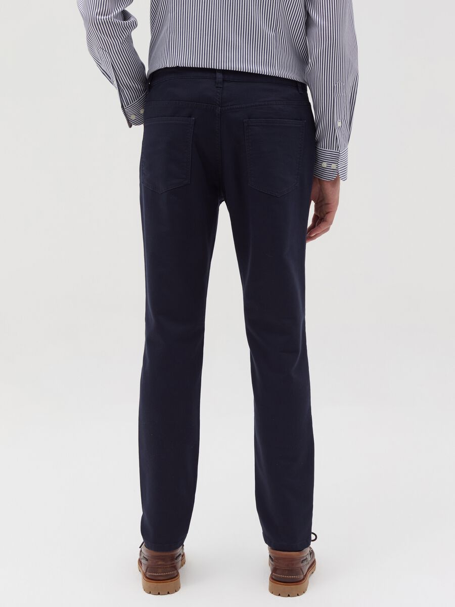 Five-pocket slim-fit trousers_2