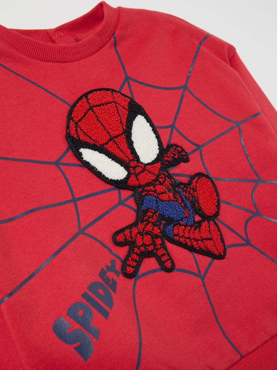 Organic cotton jogging set with Spidey patch_3