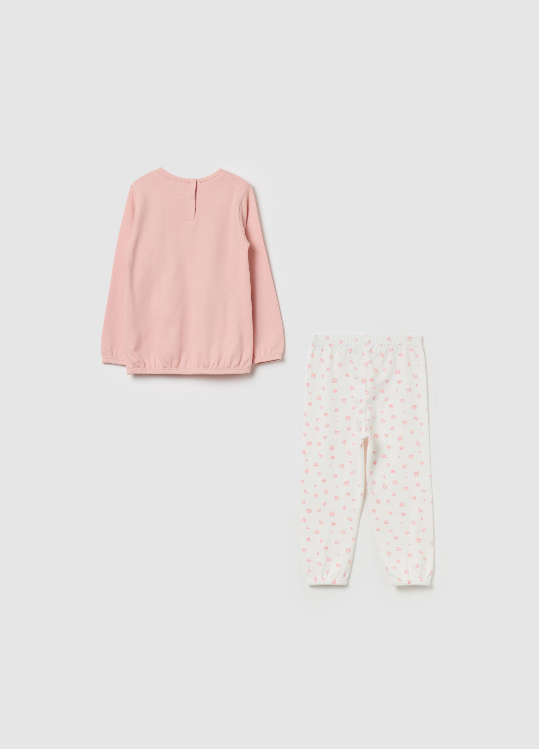 Organic cotton pyjamas with print