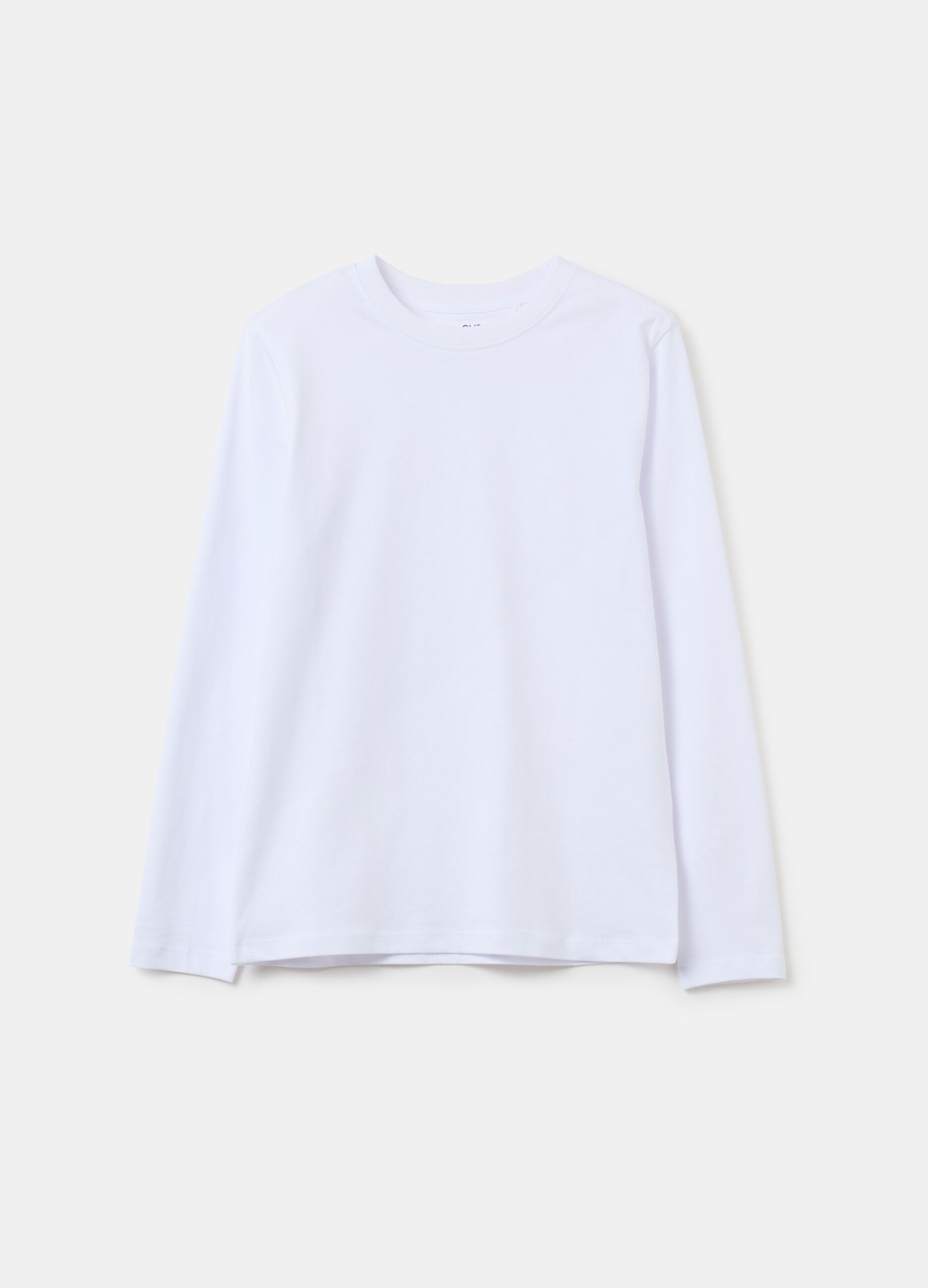 Organic cotton T-shirt with long sleeves