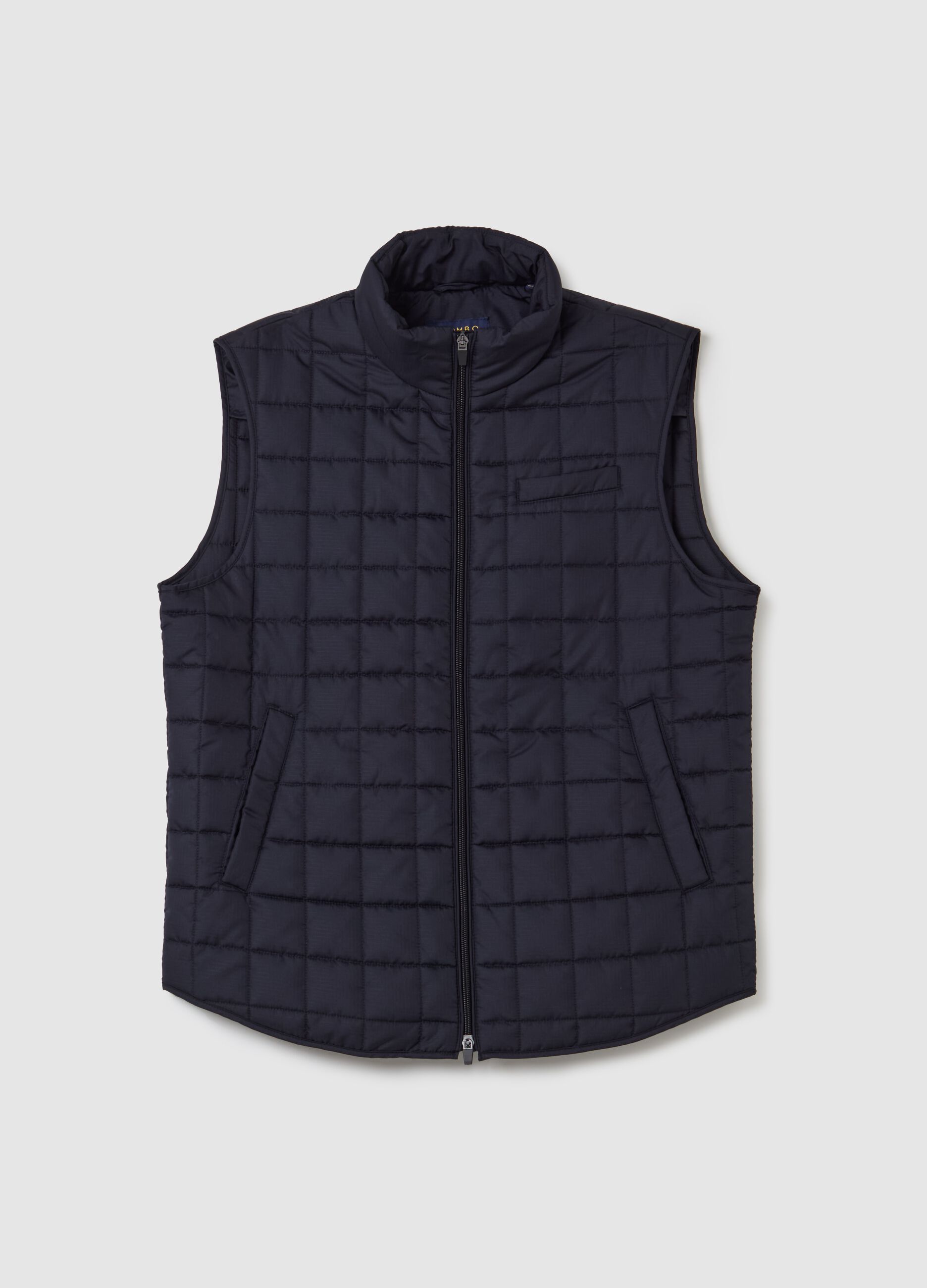 Contemporary gilet with ripstop weave