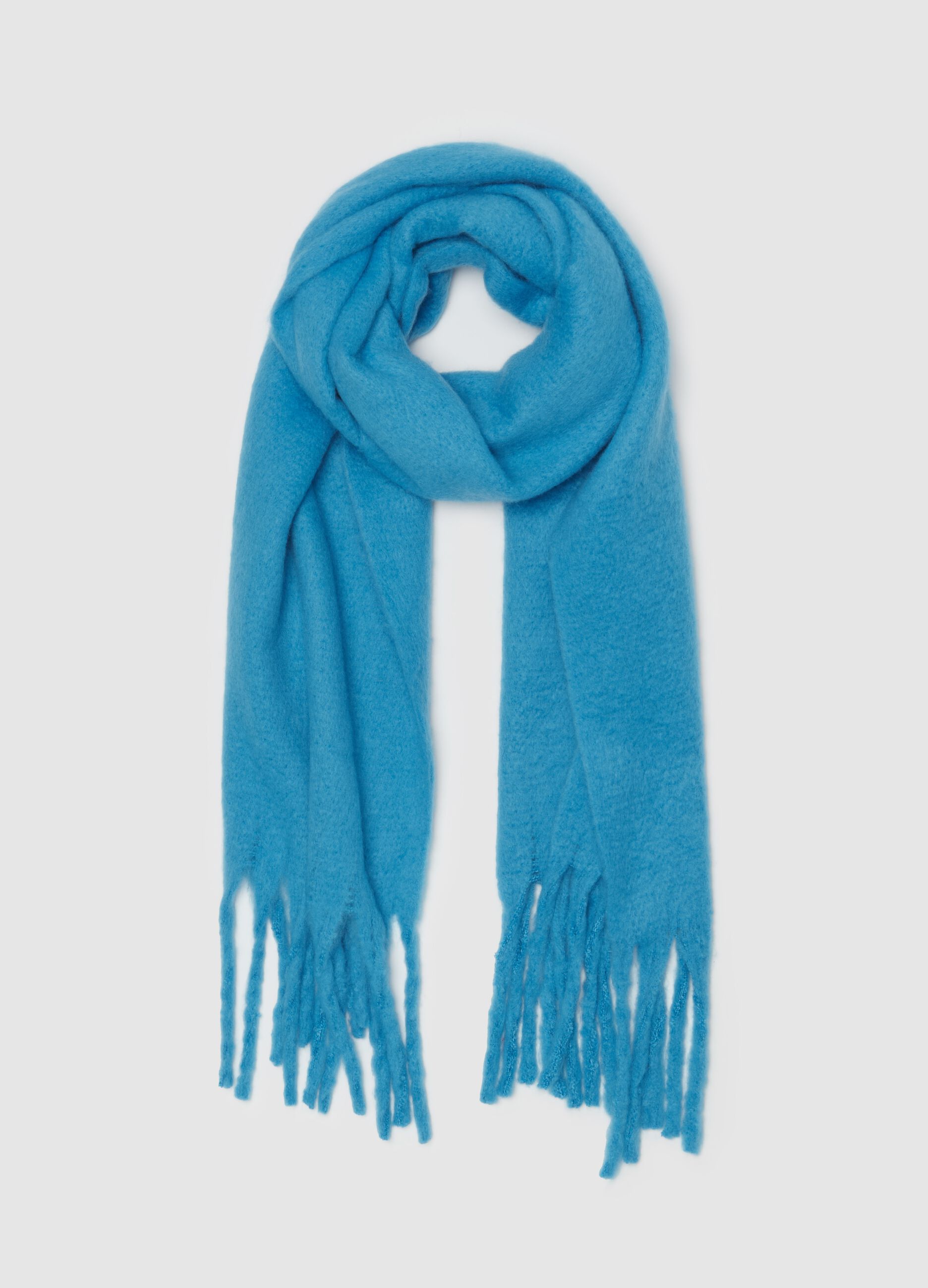 Fringed scarf