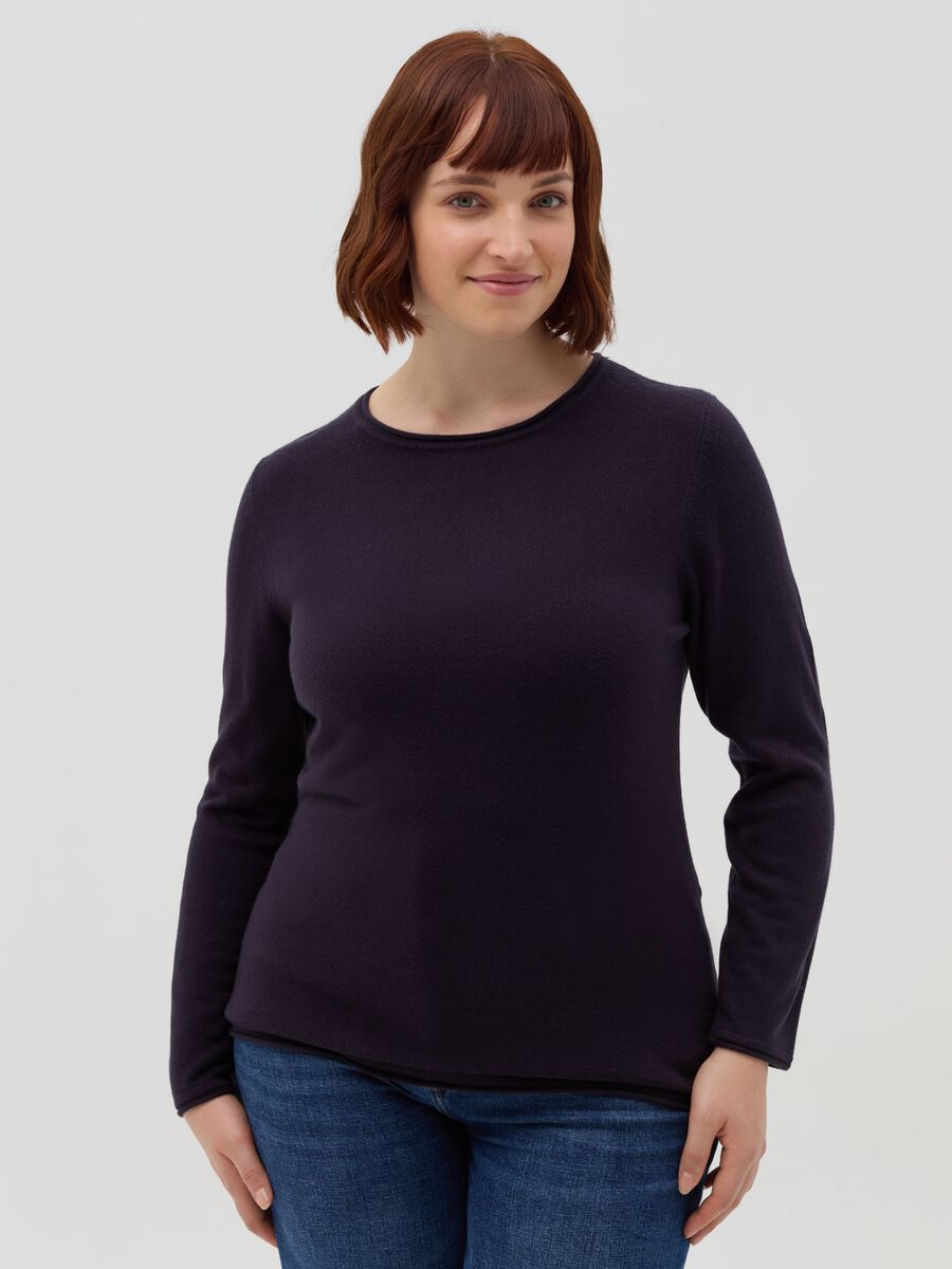 Curvy long-sleeved top_1