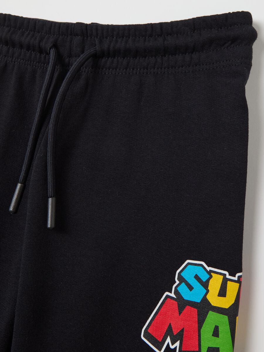 Cotton joggers with Super Mario™ print_2