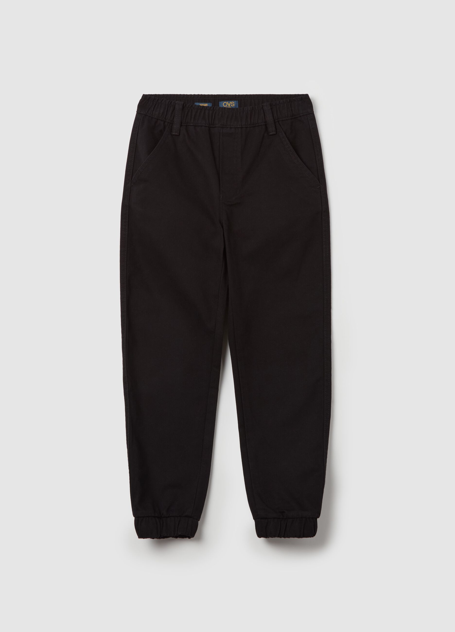 Jogger trousers in cotton