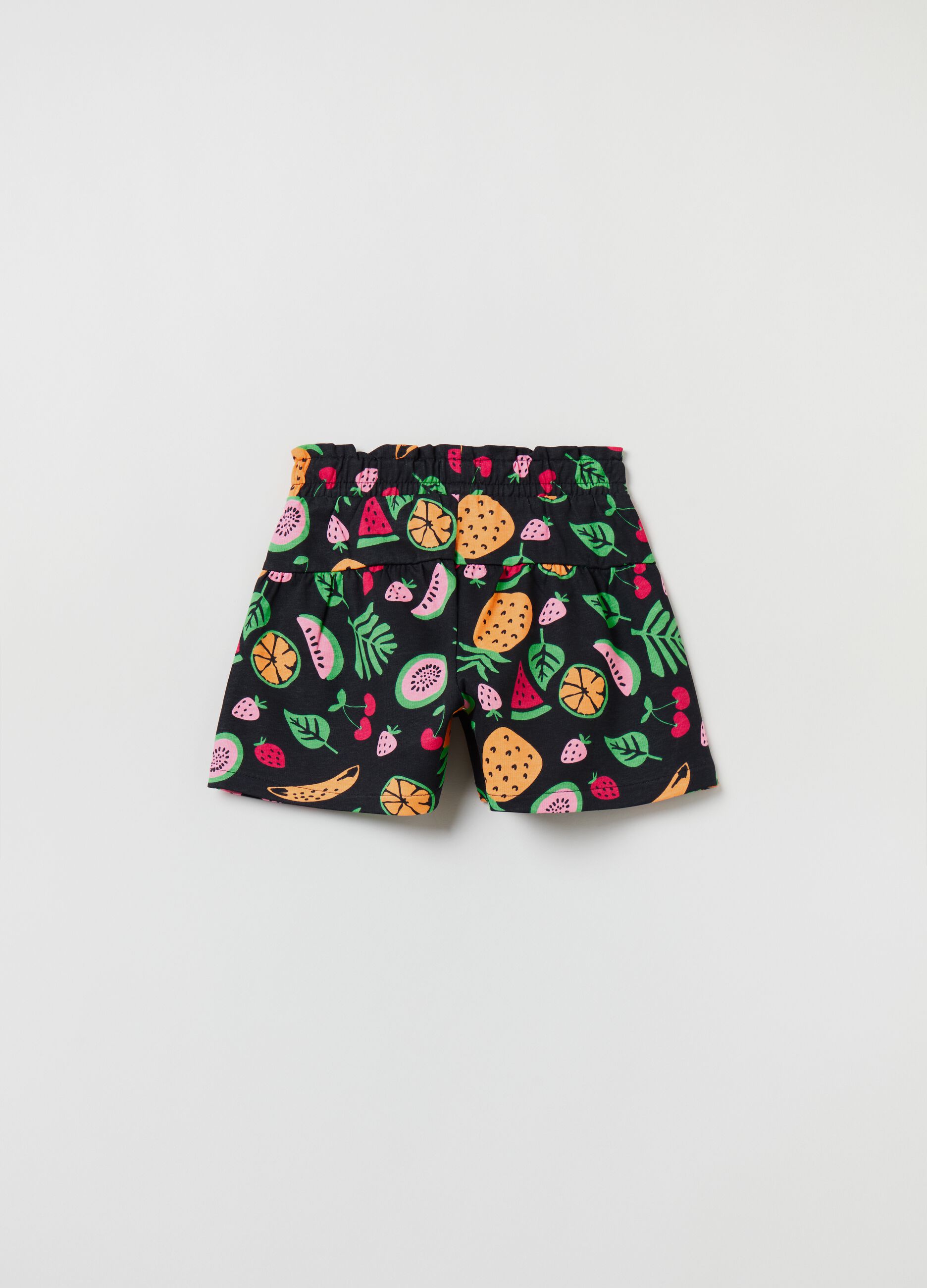 Shorts in cotton with print