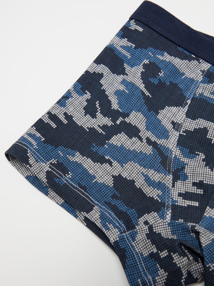 Camouflage boxer shorts in organic cotton_2