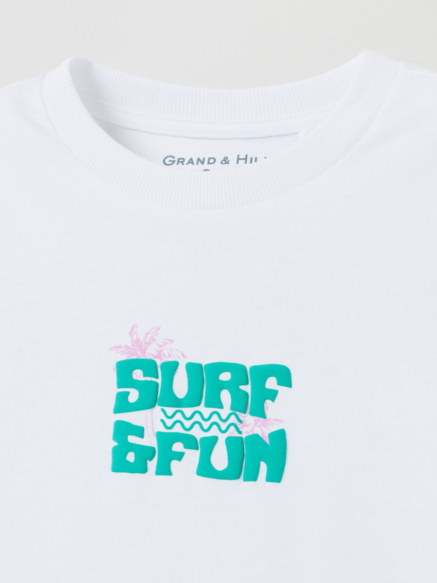 T-shirt con stampa surf Grand&Hills_2