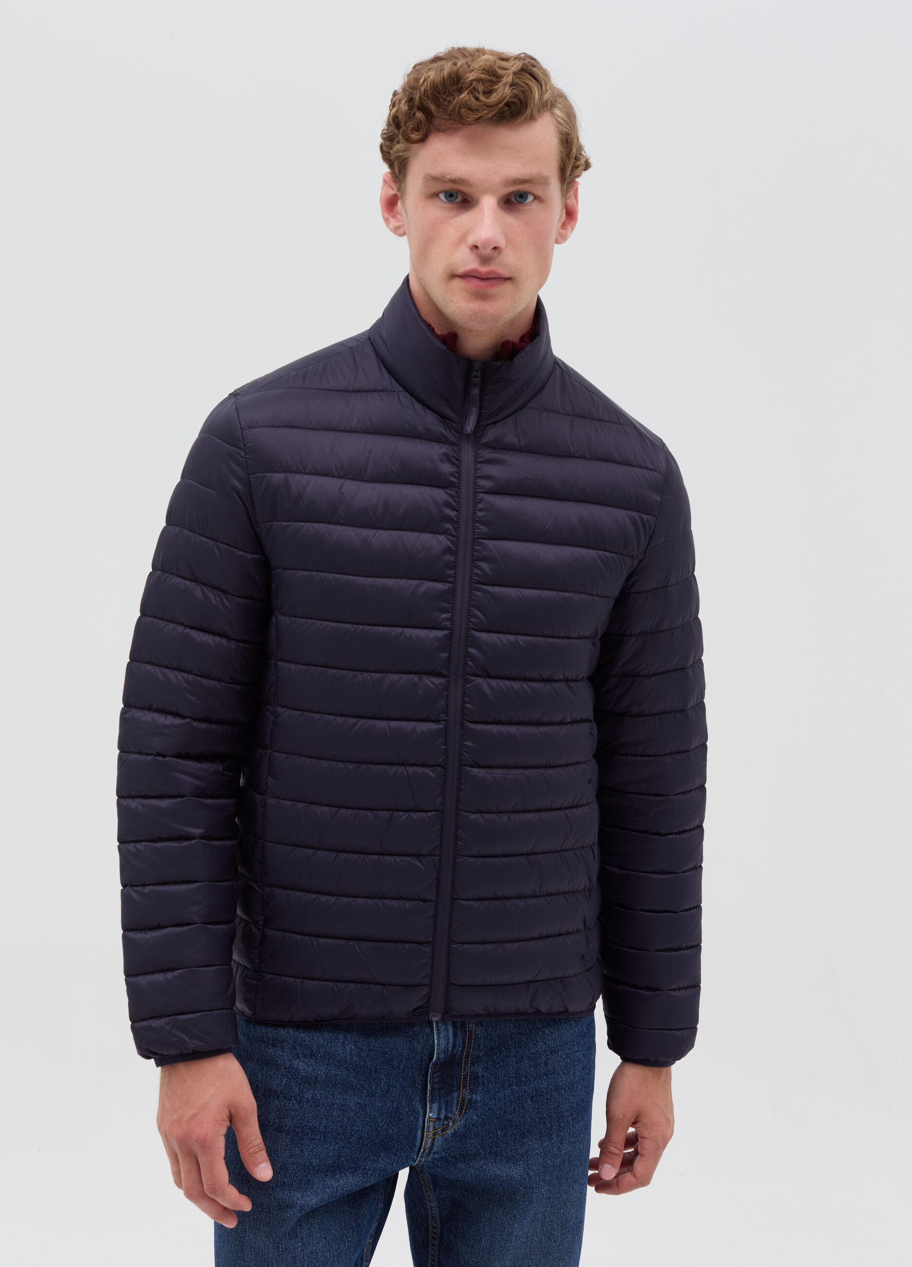 Ultralight full-zip down jacket