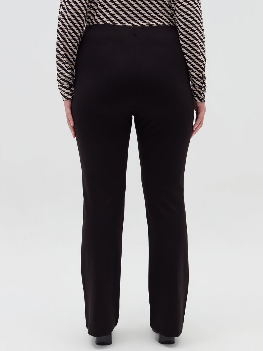 Curvy leggings with raised stitching_2