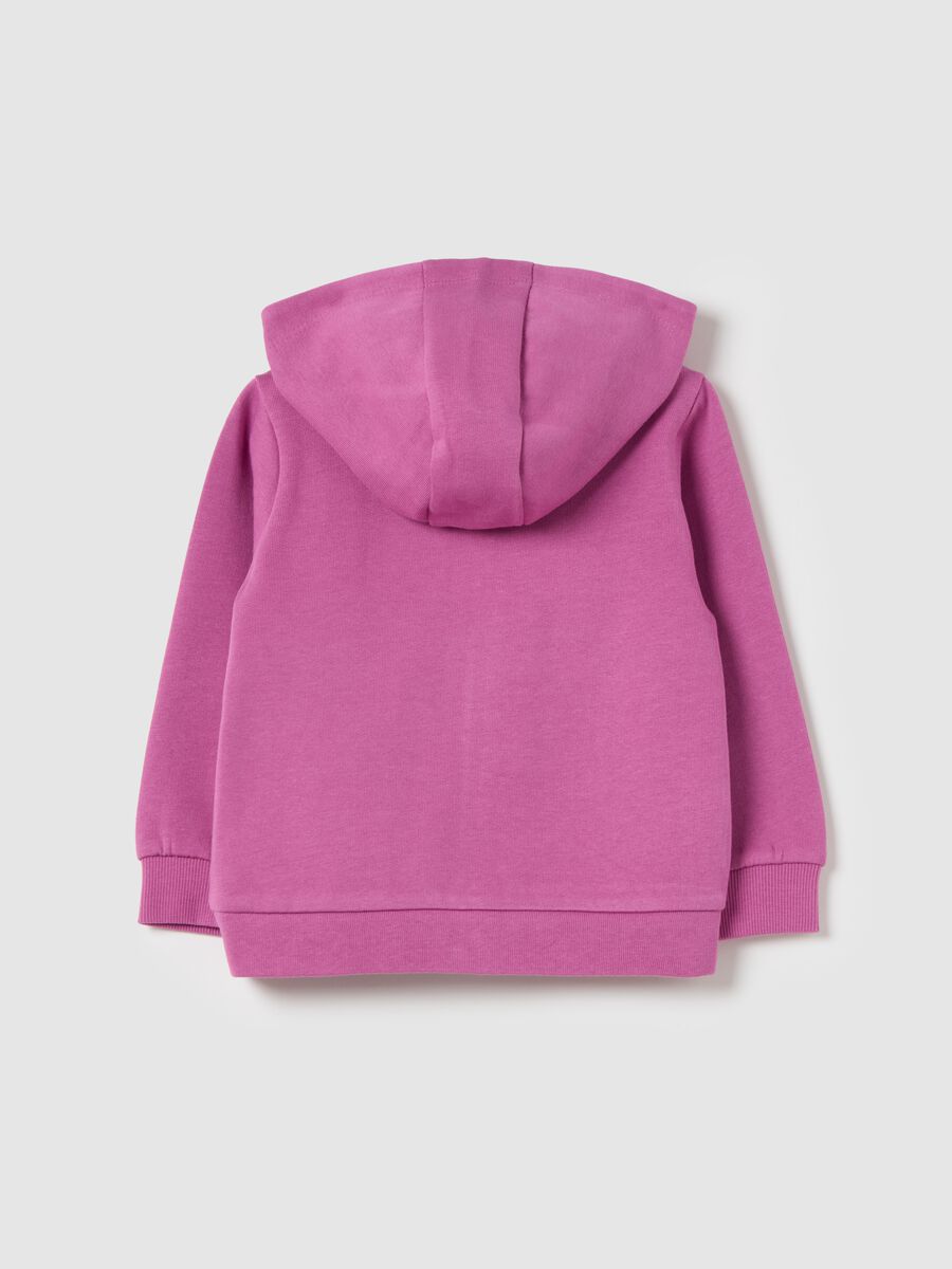 Organic cotton full-zip sweatshirt with hood_1