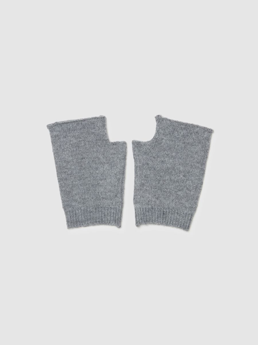 Knitted half-finger gloves_1