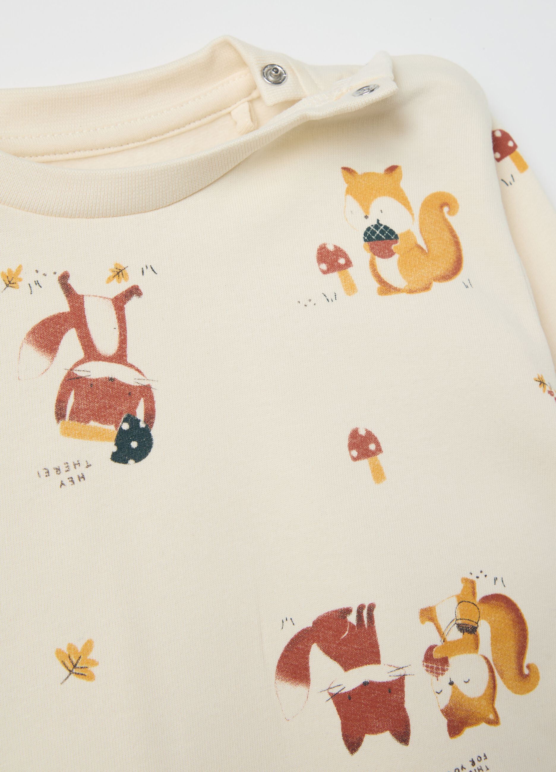 Organic cotton pyjamas with print