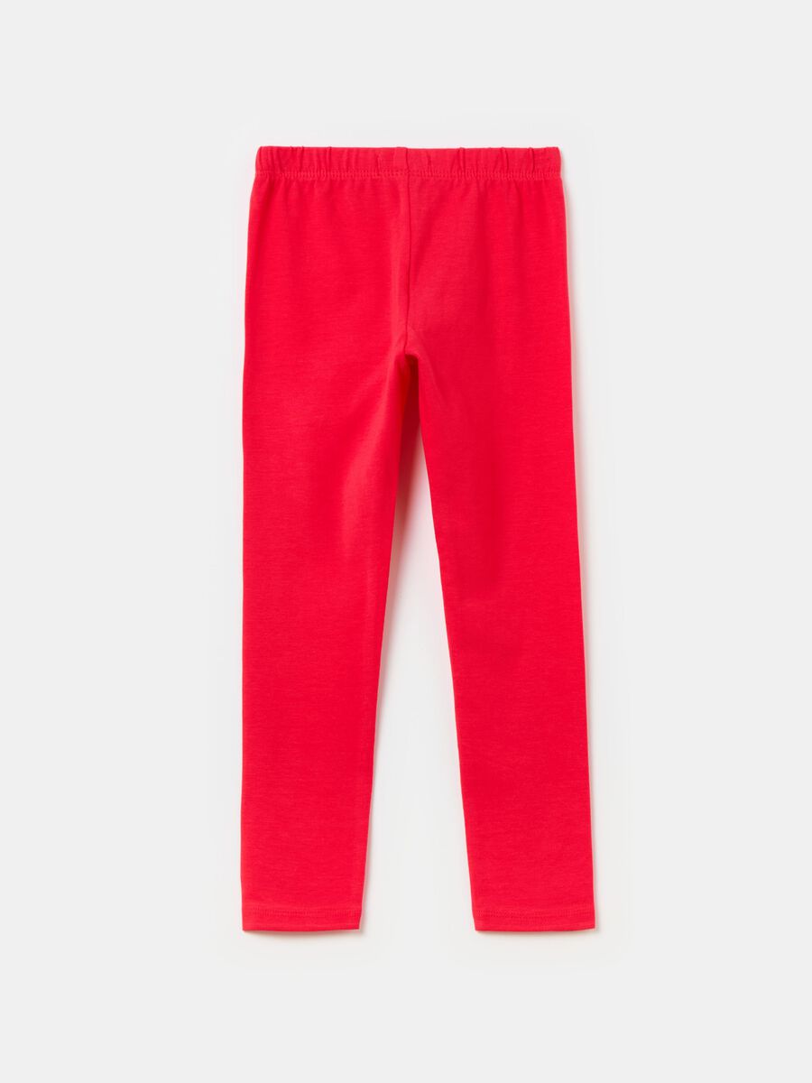 Gymboree Girls Stretch Casual Leggings, Red, 18-24 mos 