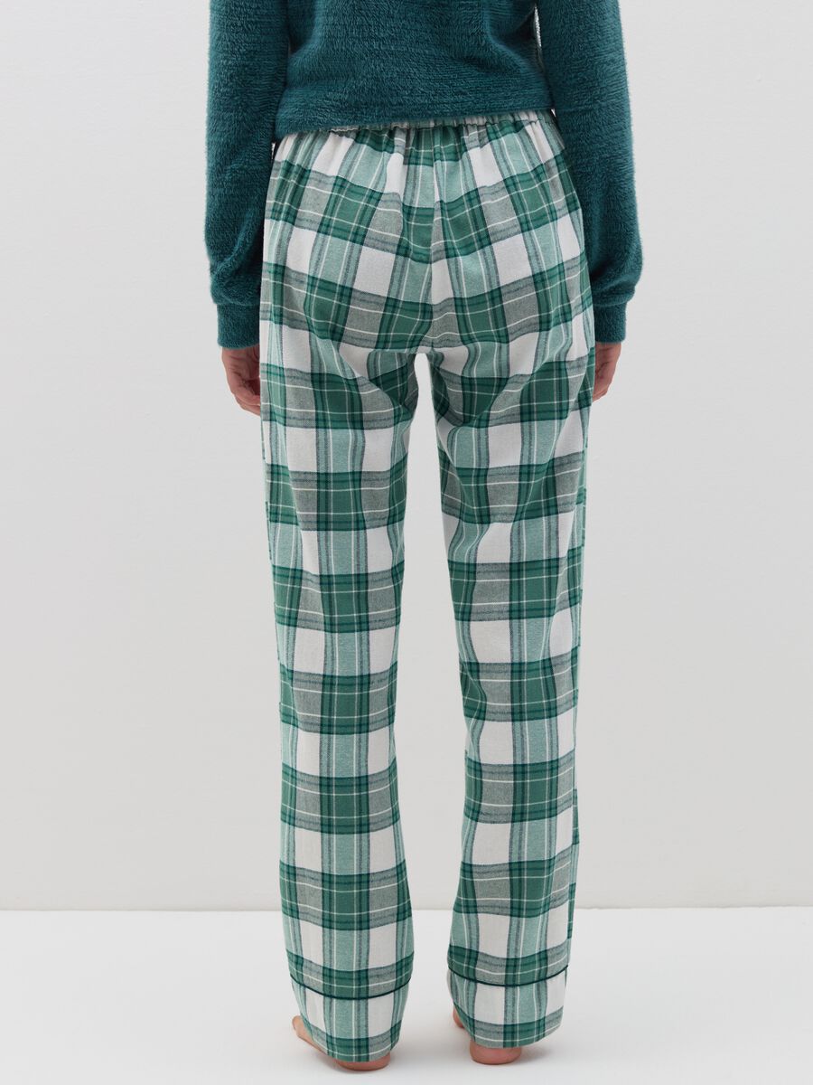 Check pyjama bottoms with lurex_2