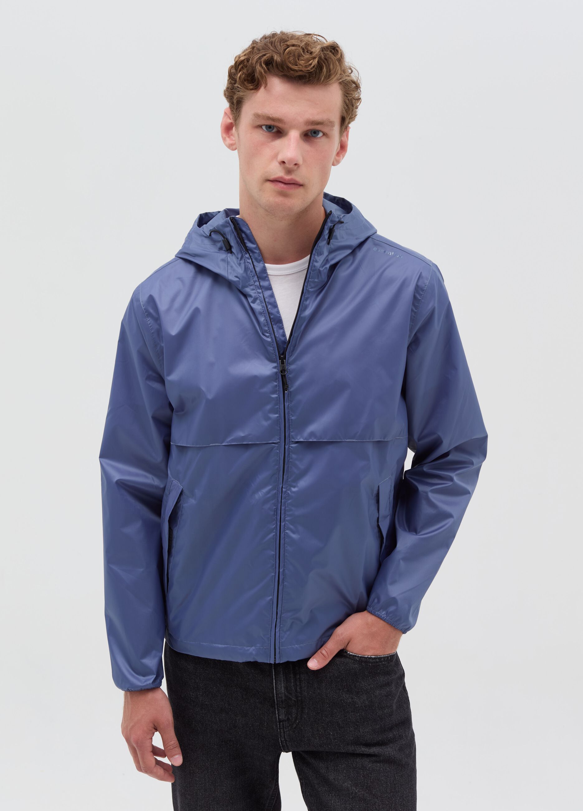 Essential waterproof full-zip jacket