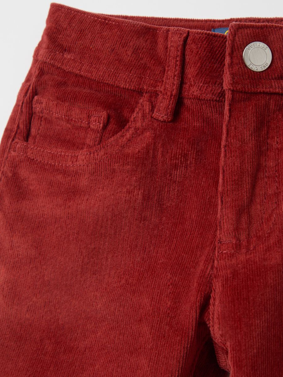 Five-pocket corduroy trousers_2