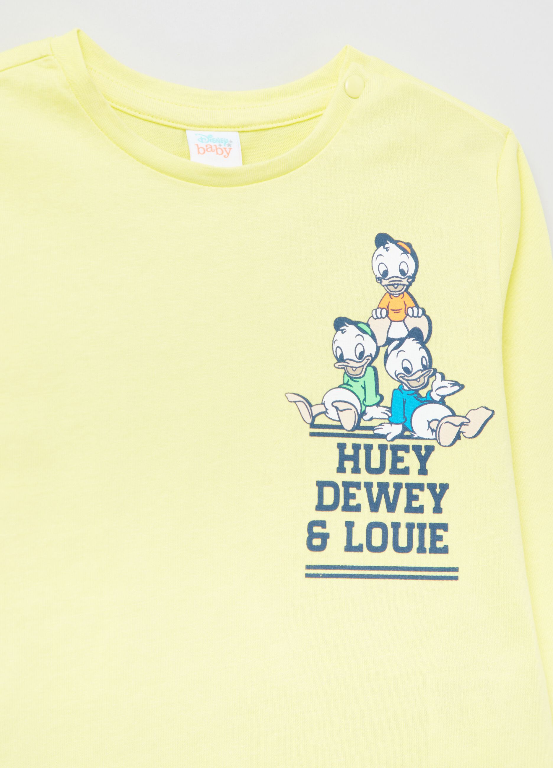 T-shirt with Disney Baby Huey, Dewey, and Louie print