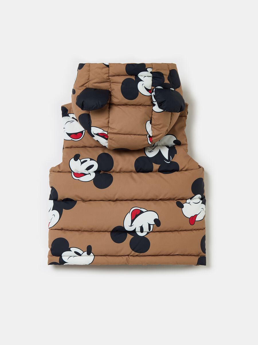 Quilted Mickey Mouse gilet with hood_1