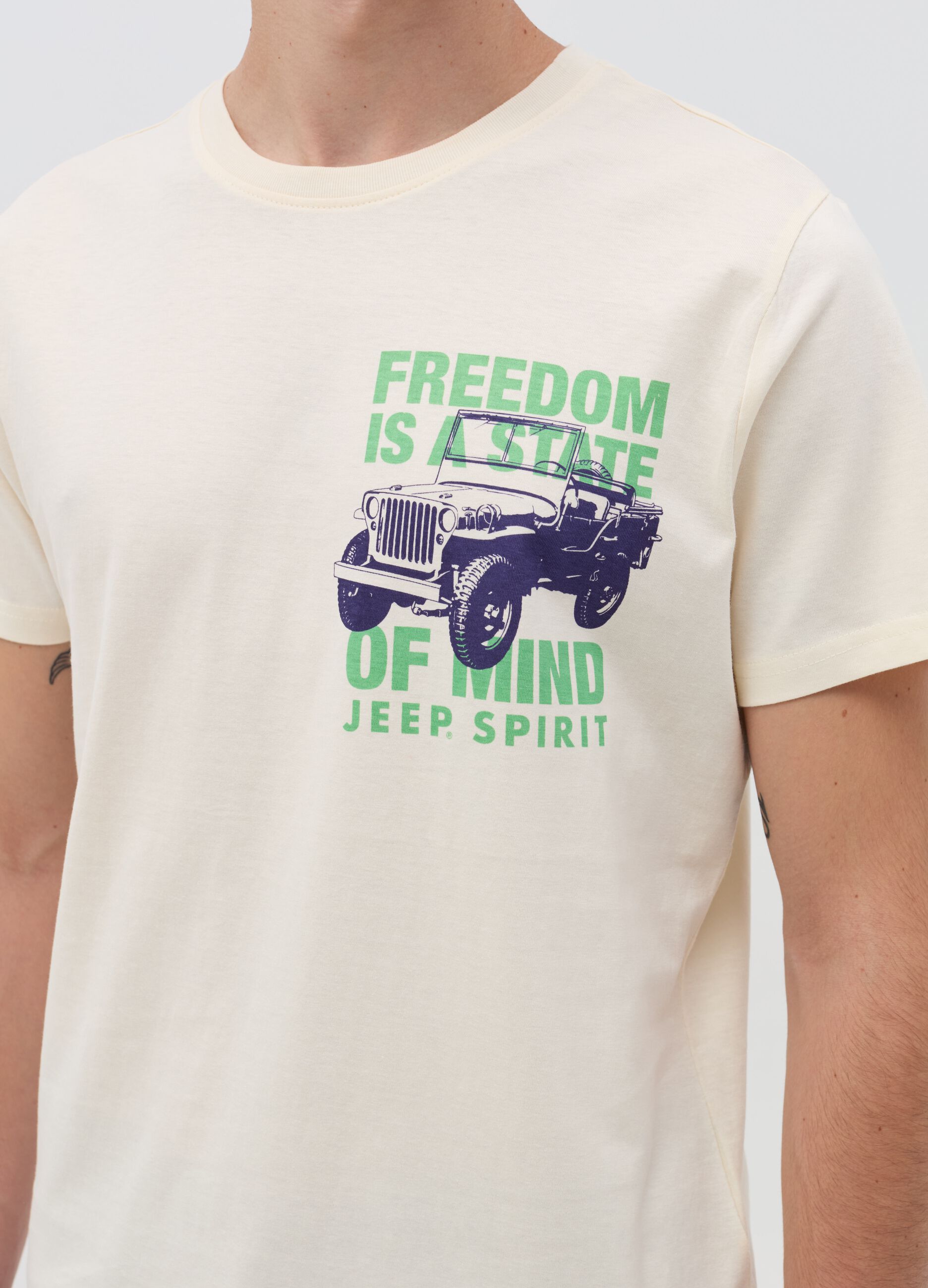 T-shirt with Jeep Spirit print