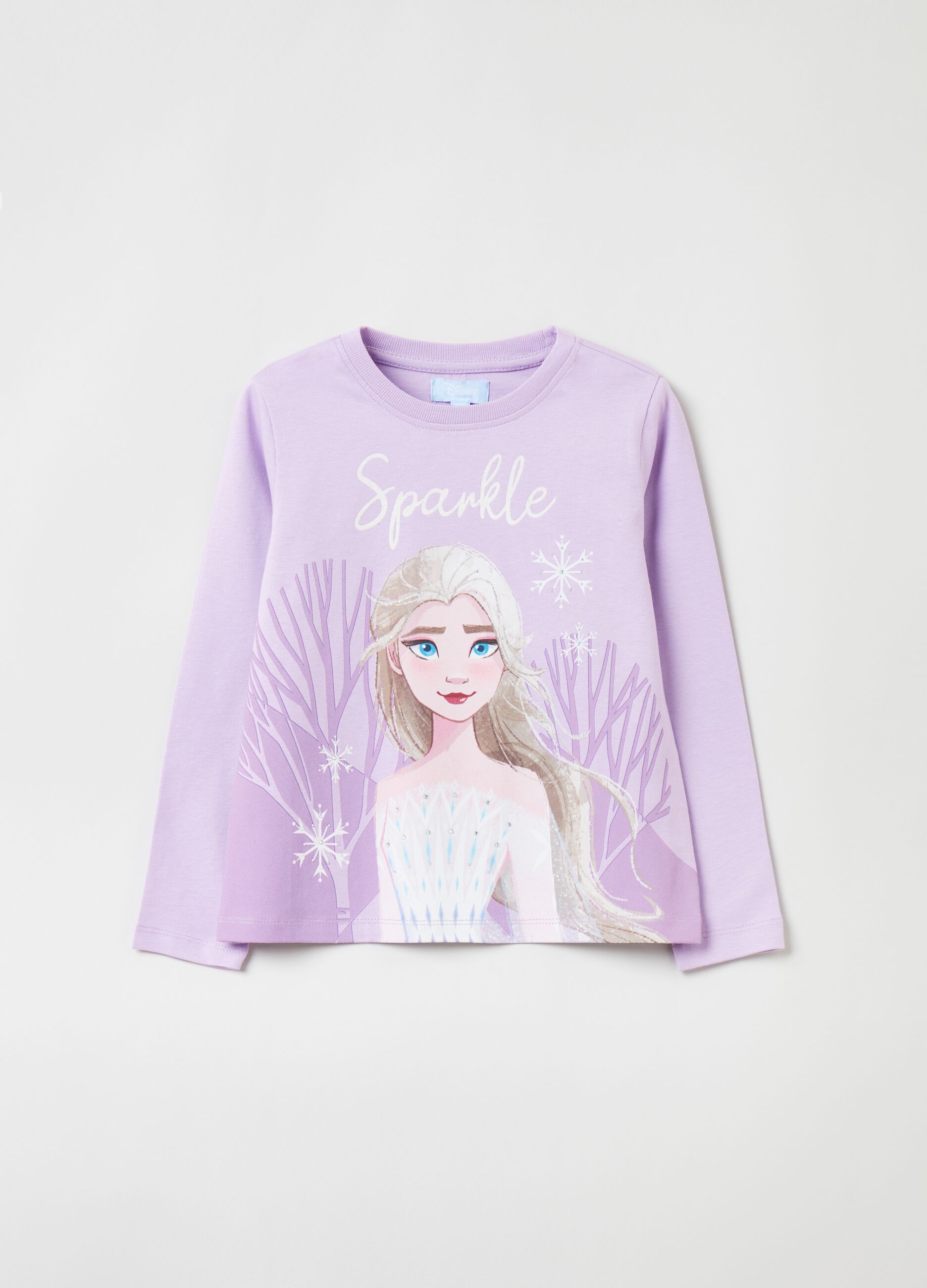 Long-sleeved T-shirt with Frozen print