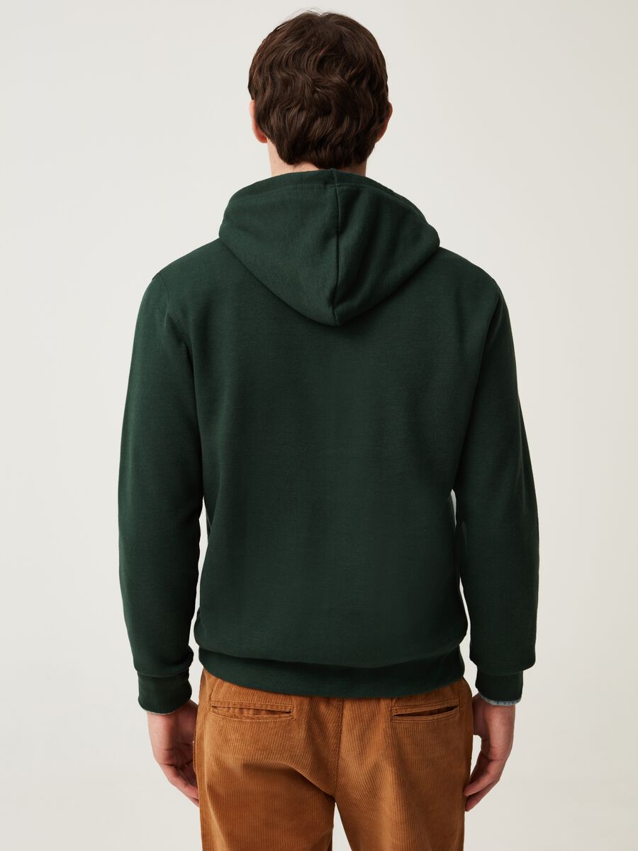 Full-zip plush hoodie with pockets_2