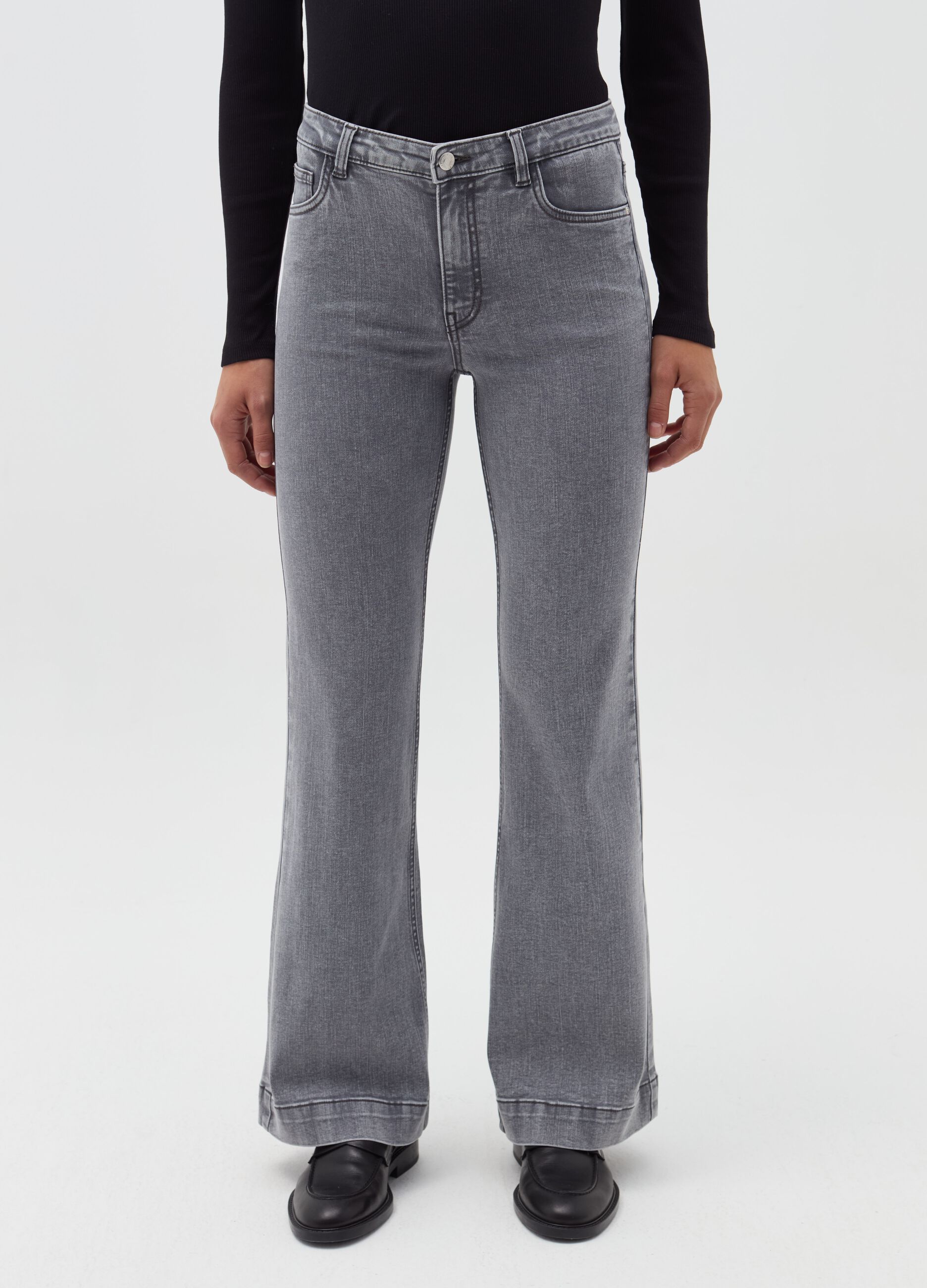 Bootcut stretch fit jeans