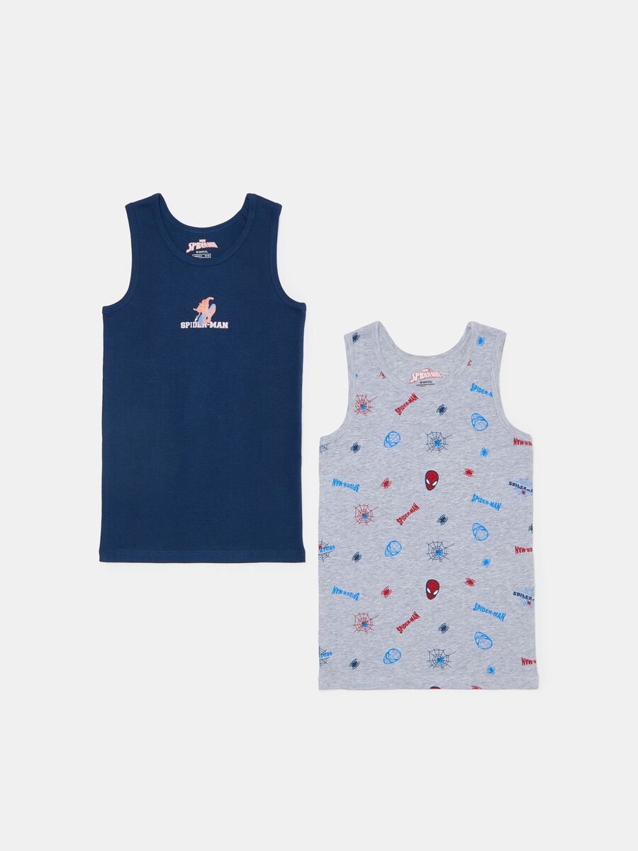 Two-pack racerback vests with Spider-Man print_0