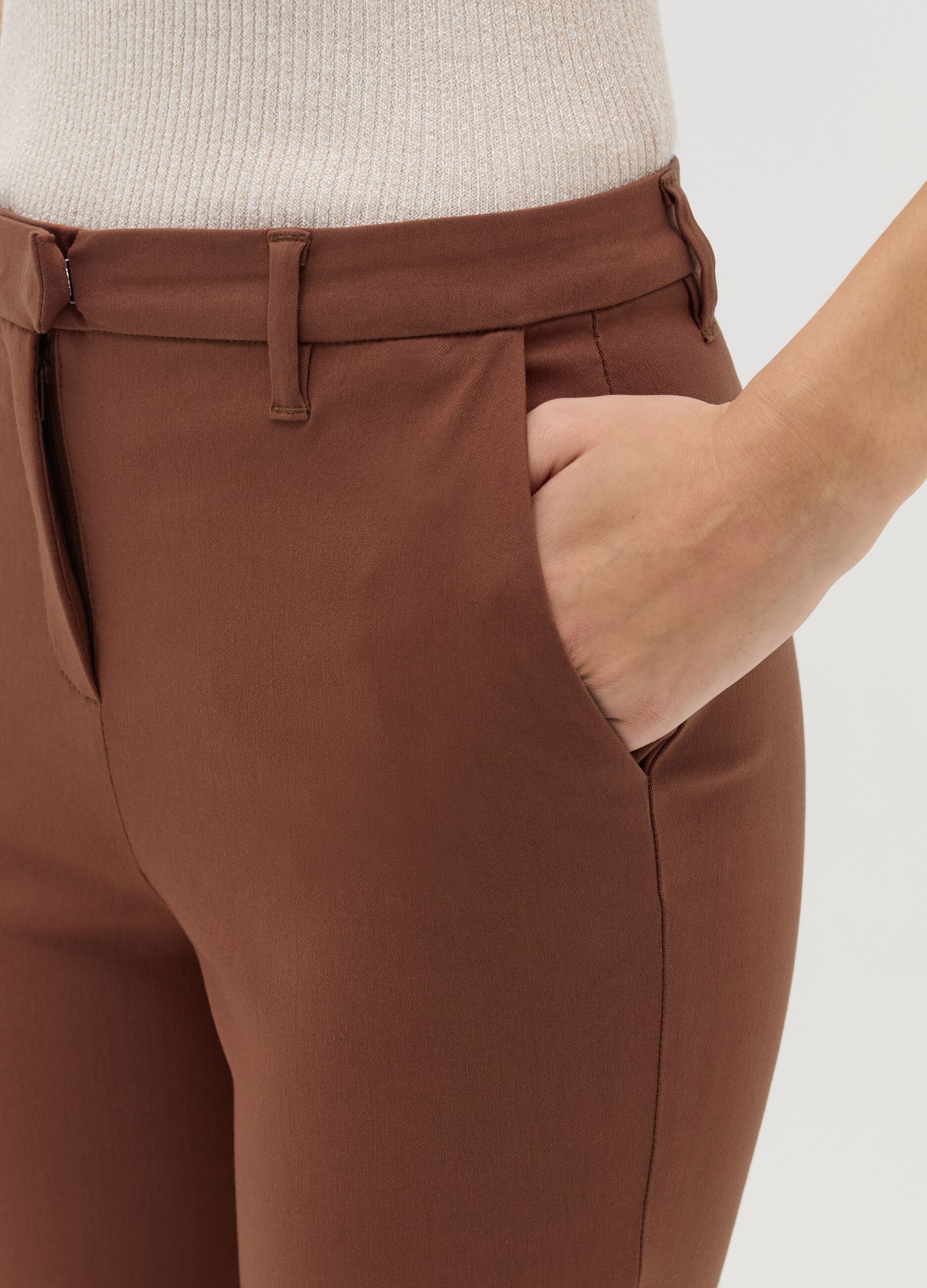 Stretch chino trousers