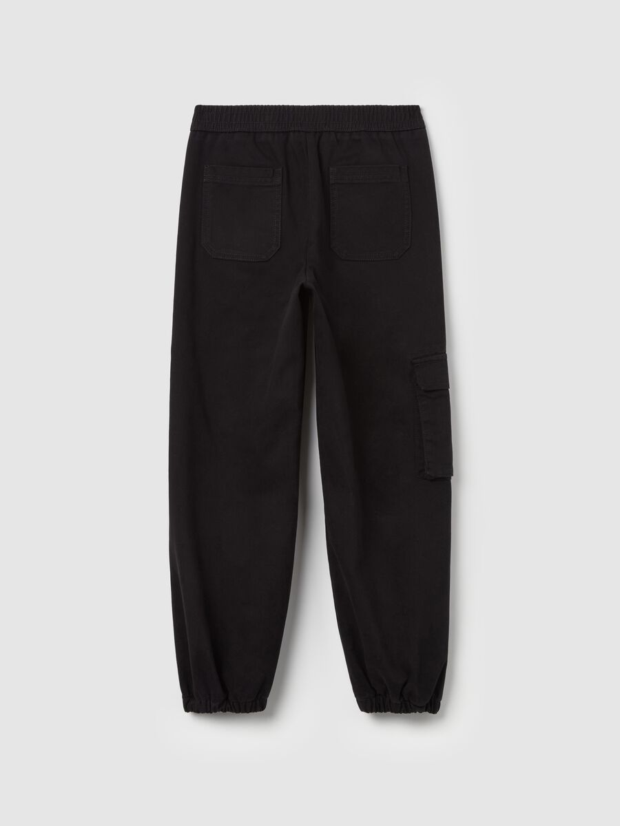 Cargo trousers in cotton drill_1