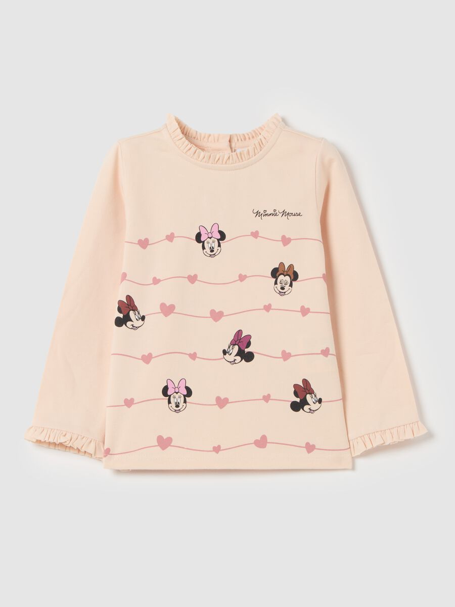 Organic cotton T-shirt with Minnie Mouse print_0