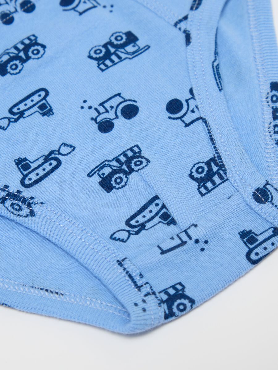 Two-pack briefs in organic cotton with print_3