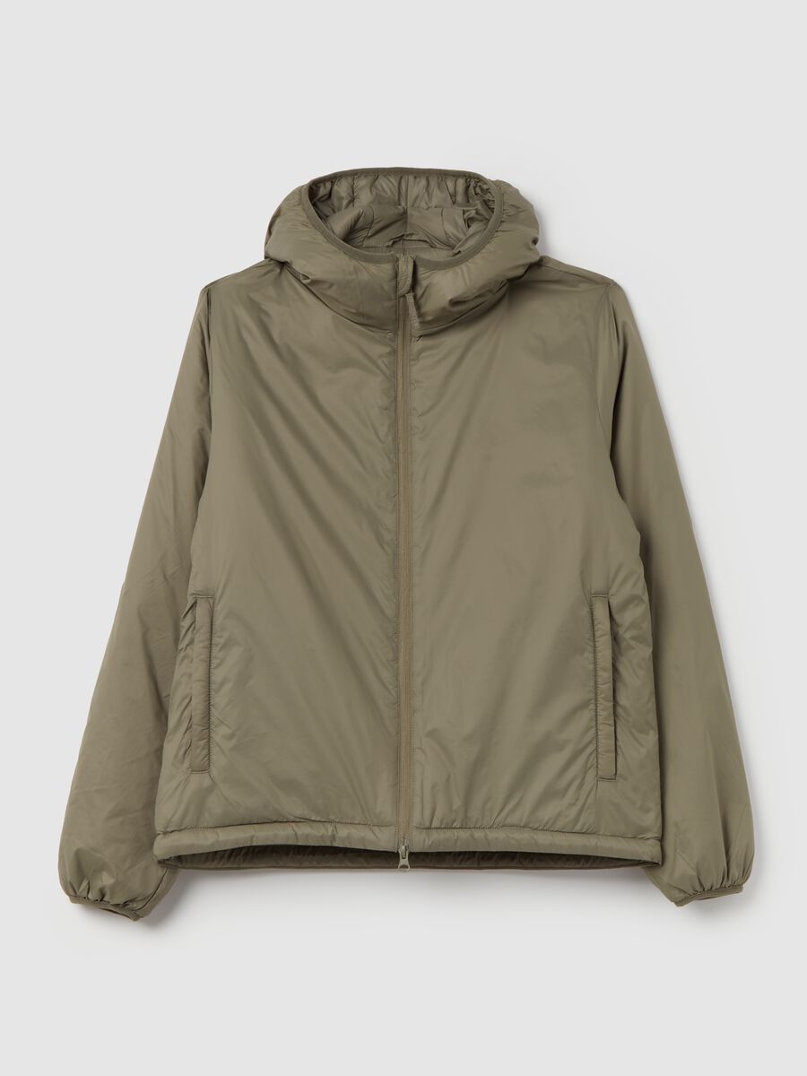 Full-zip down jacket with hood_4