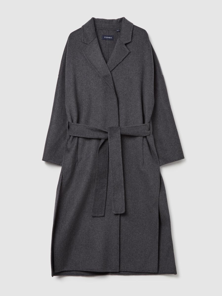 Contemporary long coat with belt_4