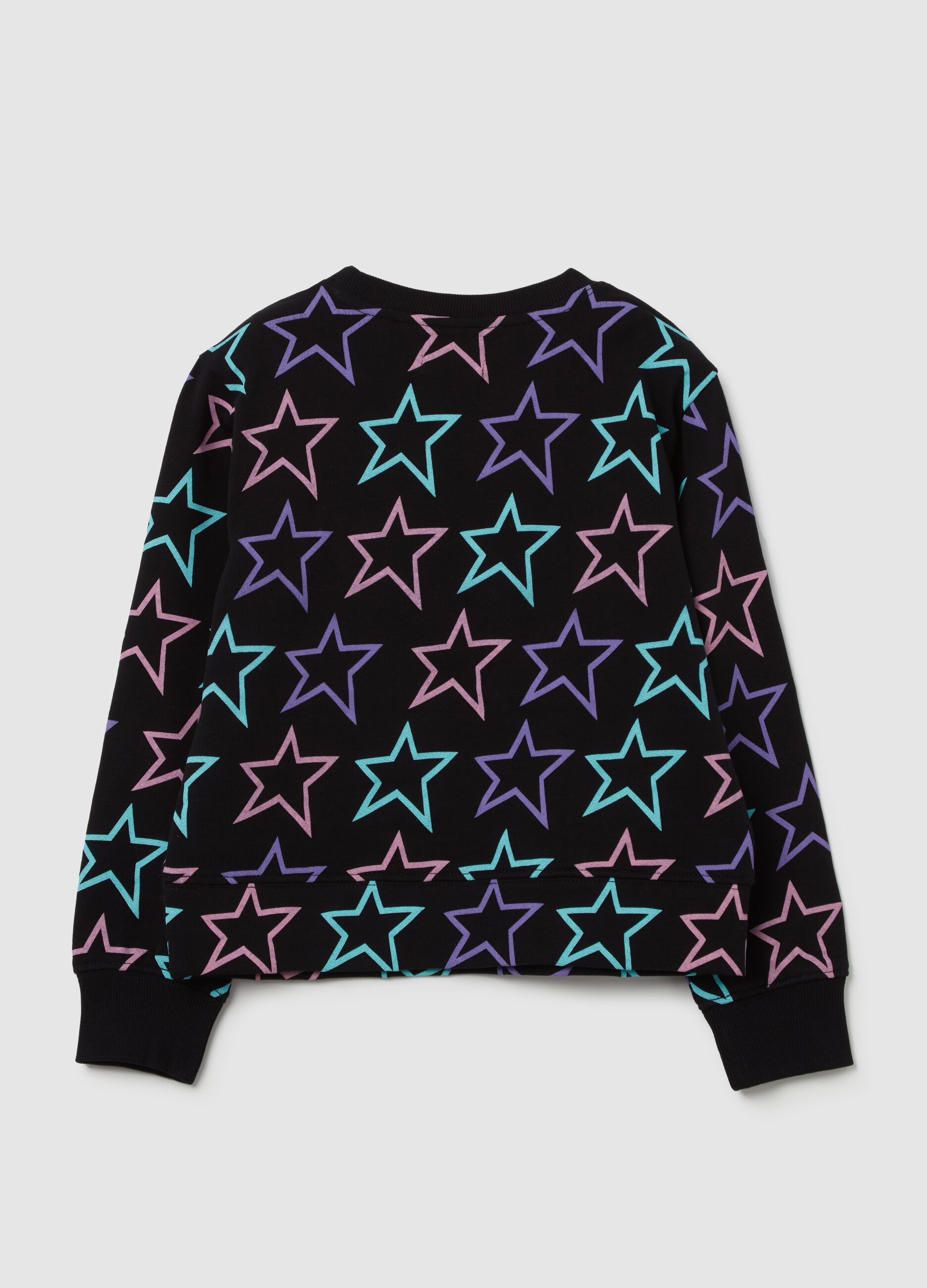 French terry sweatshirt with print