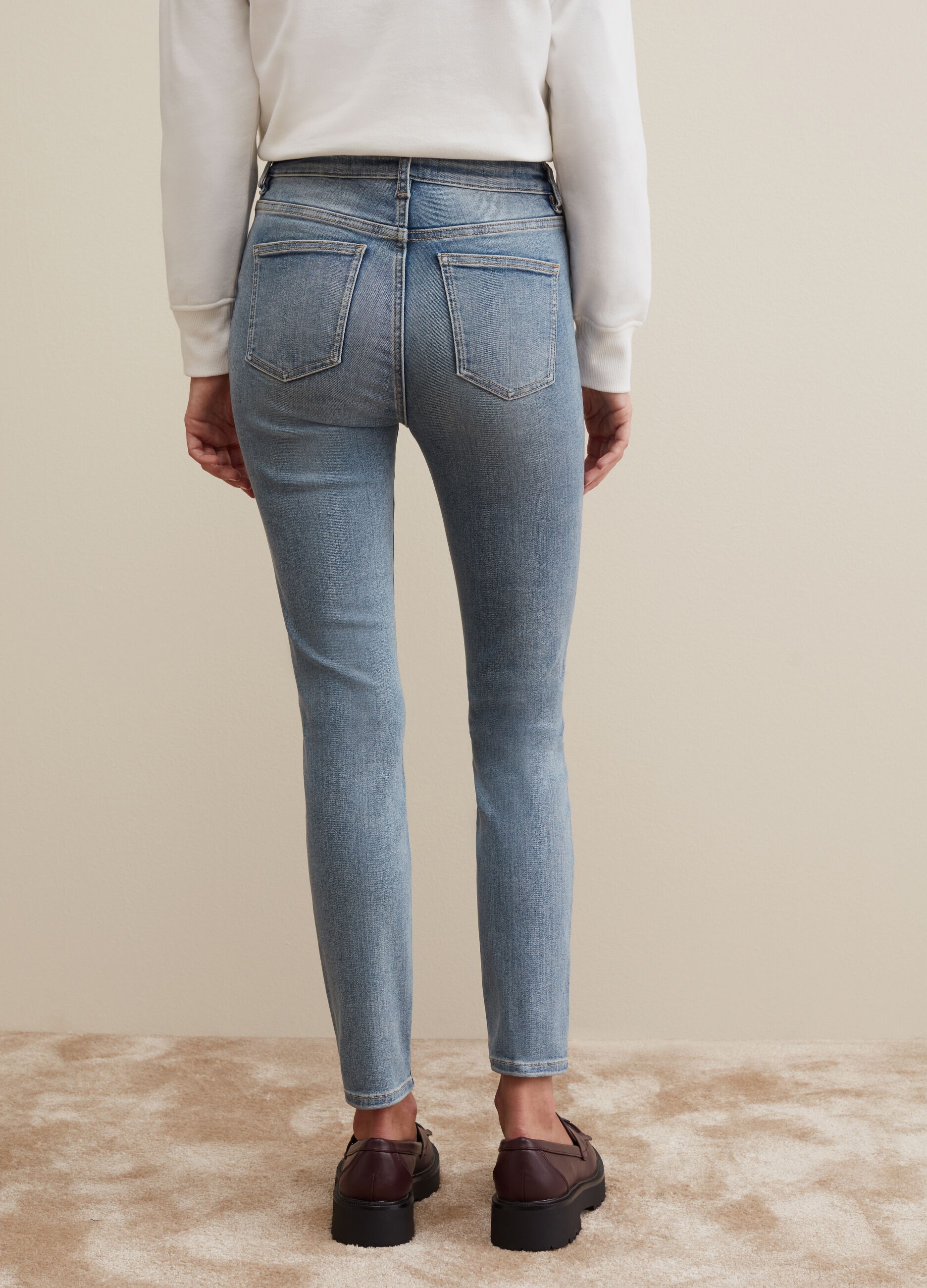 Skinny-fit stretch jeans