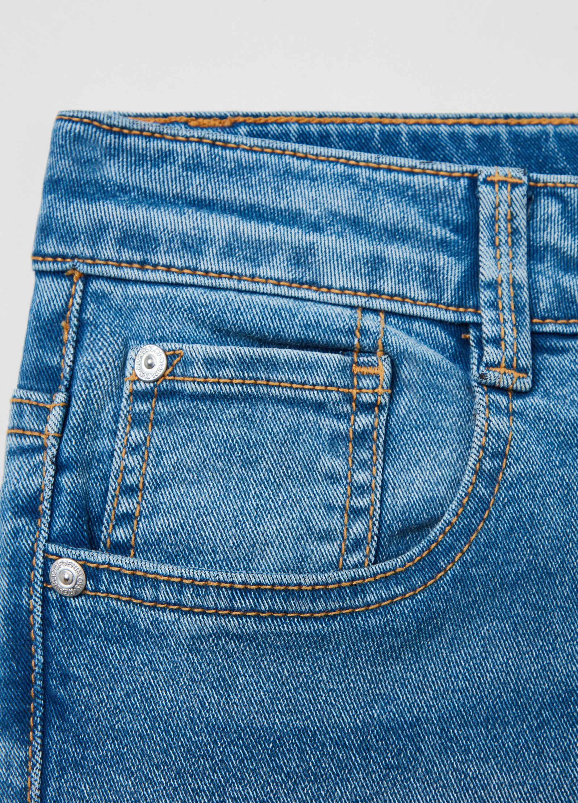 Regular-fit stretch jeans