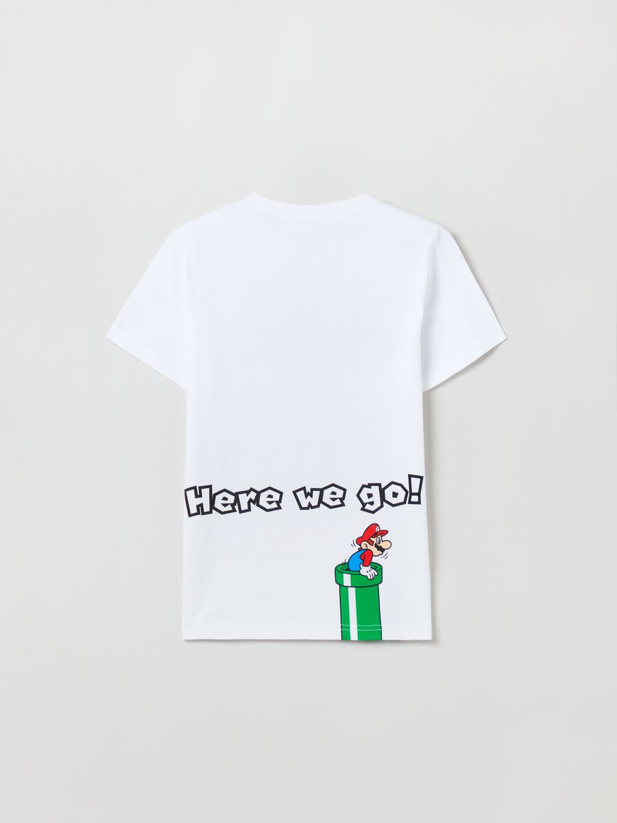 T-shirt in cotone stampa Super Mario World_1