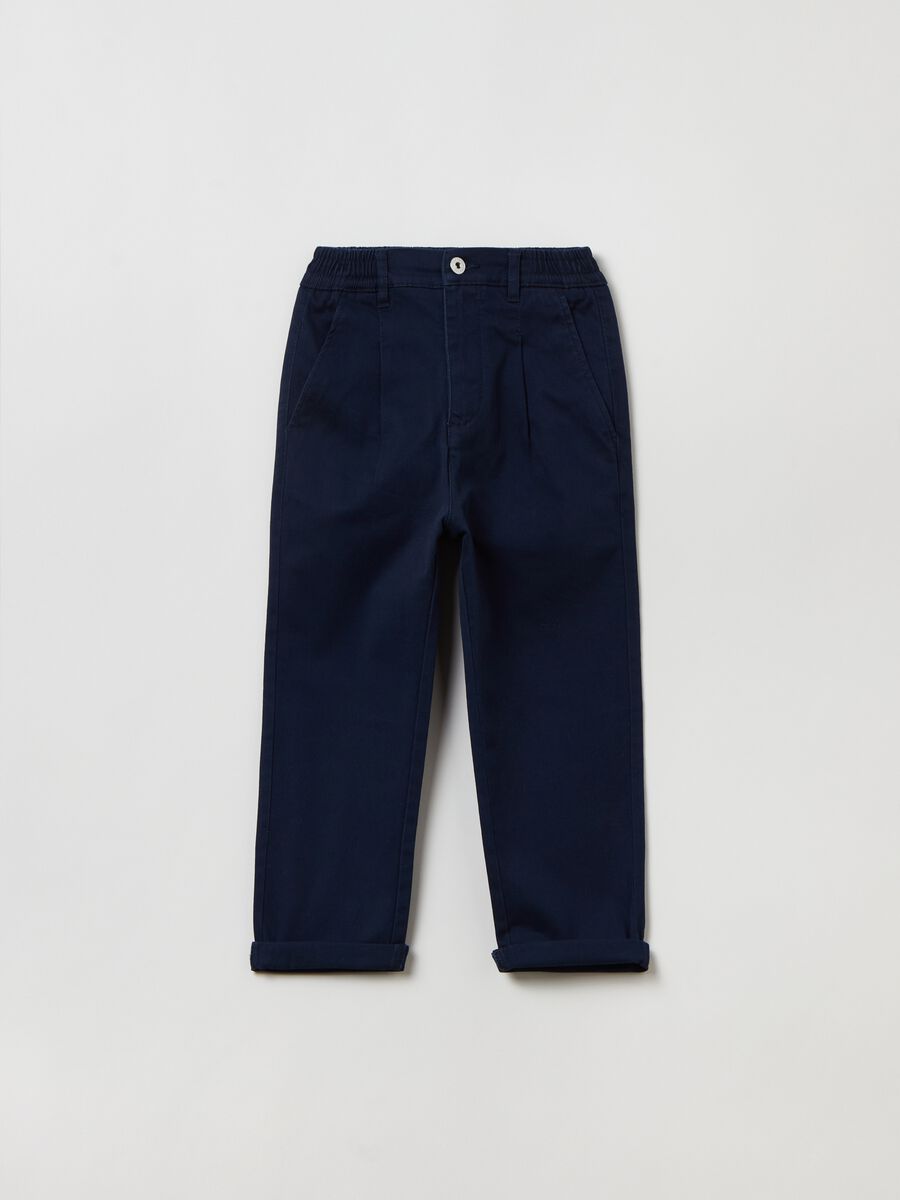 Stretch chino trousers_0