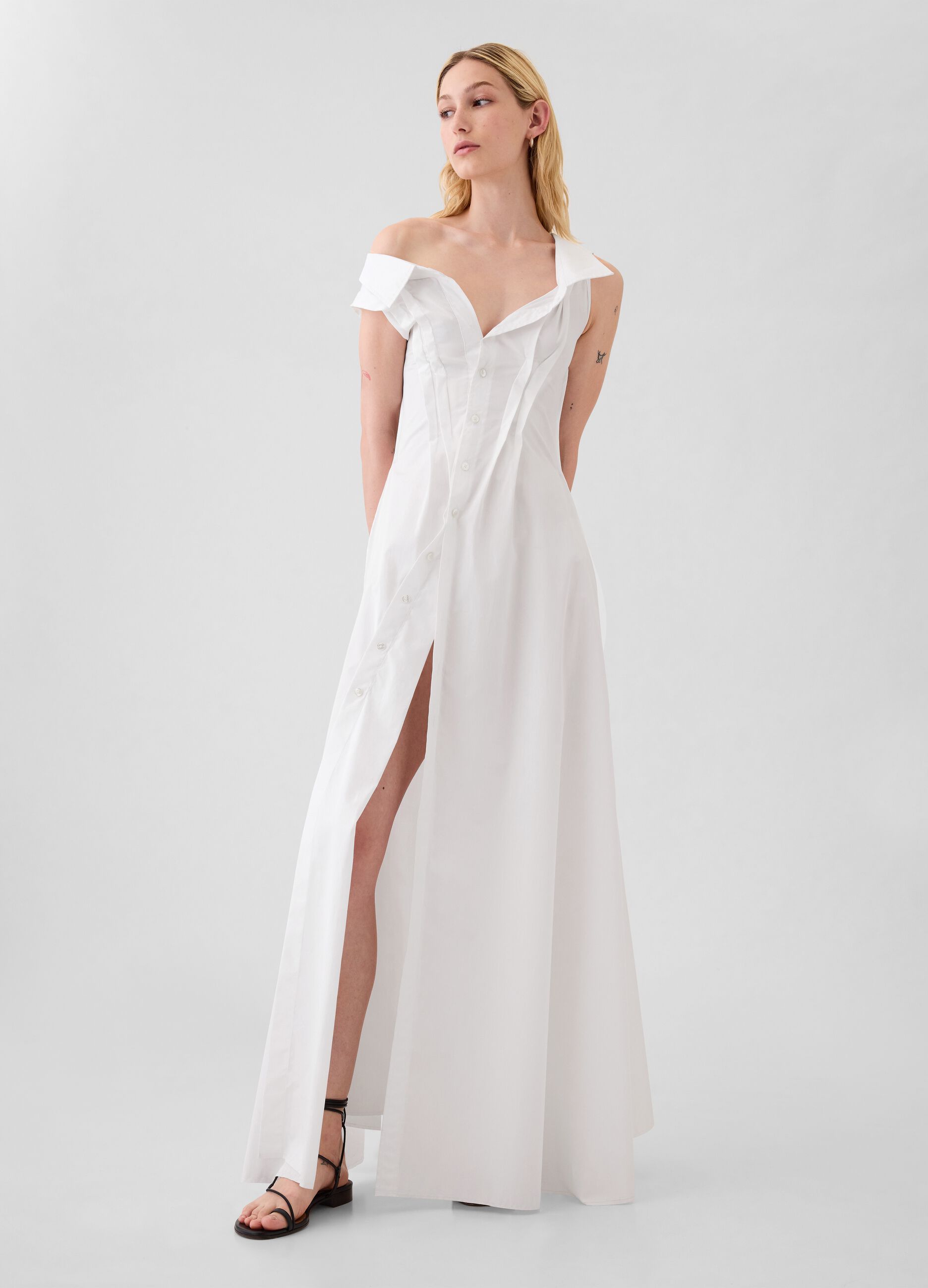 Poplin shirt dress by Zac Posen