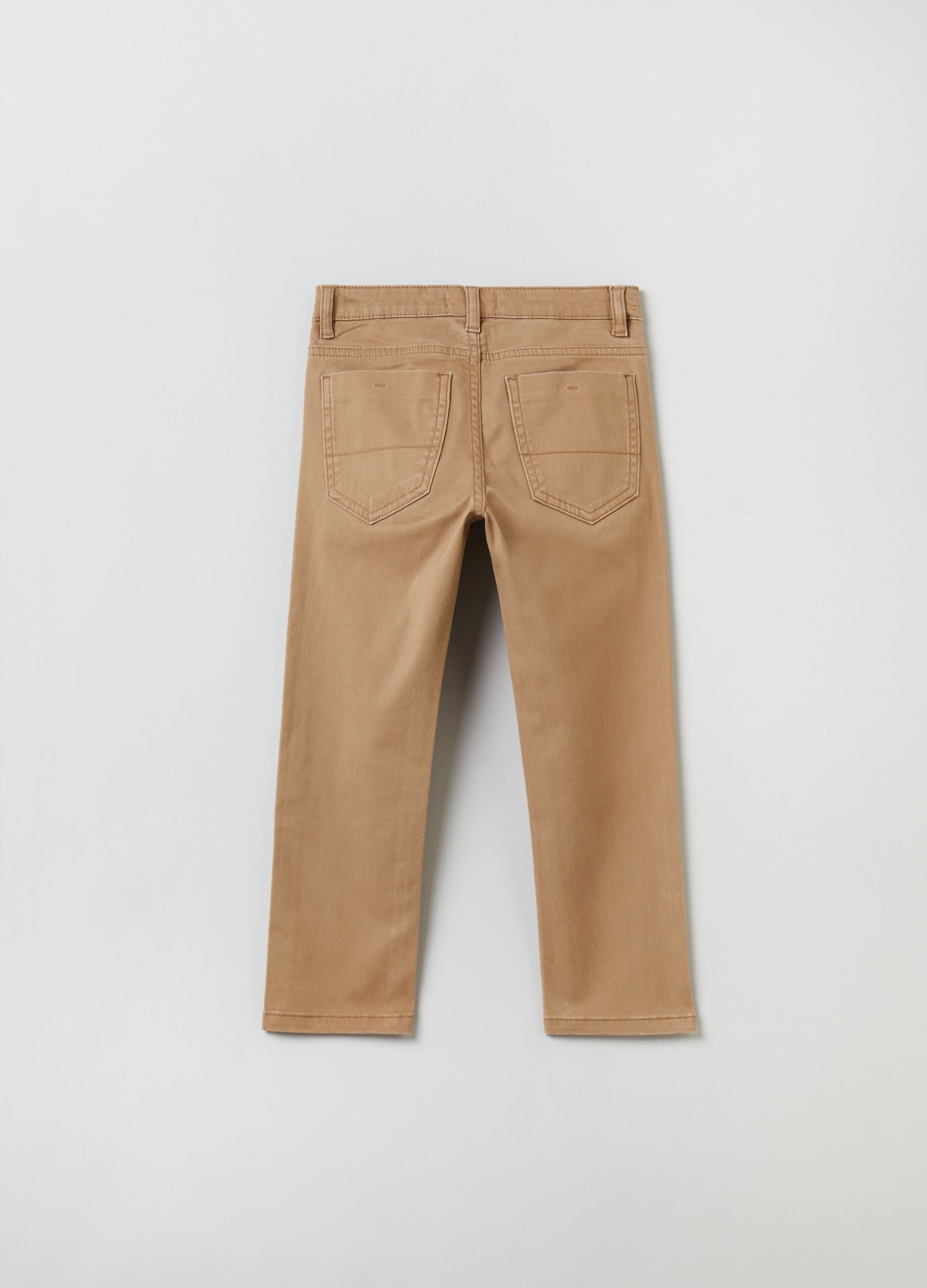 5-pocket slim fit trousers