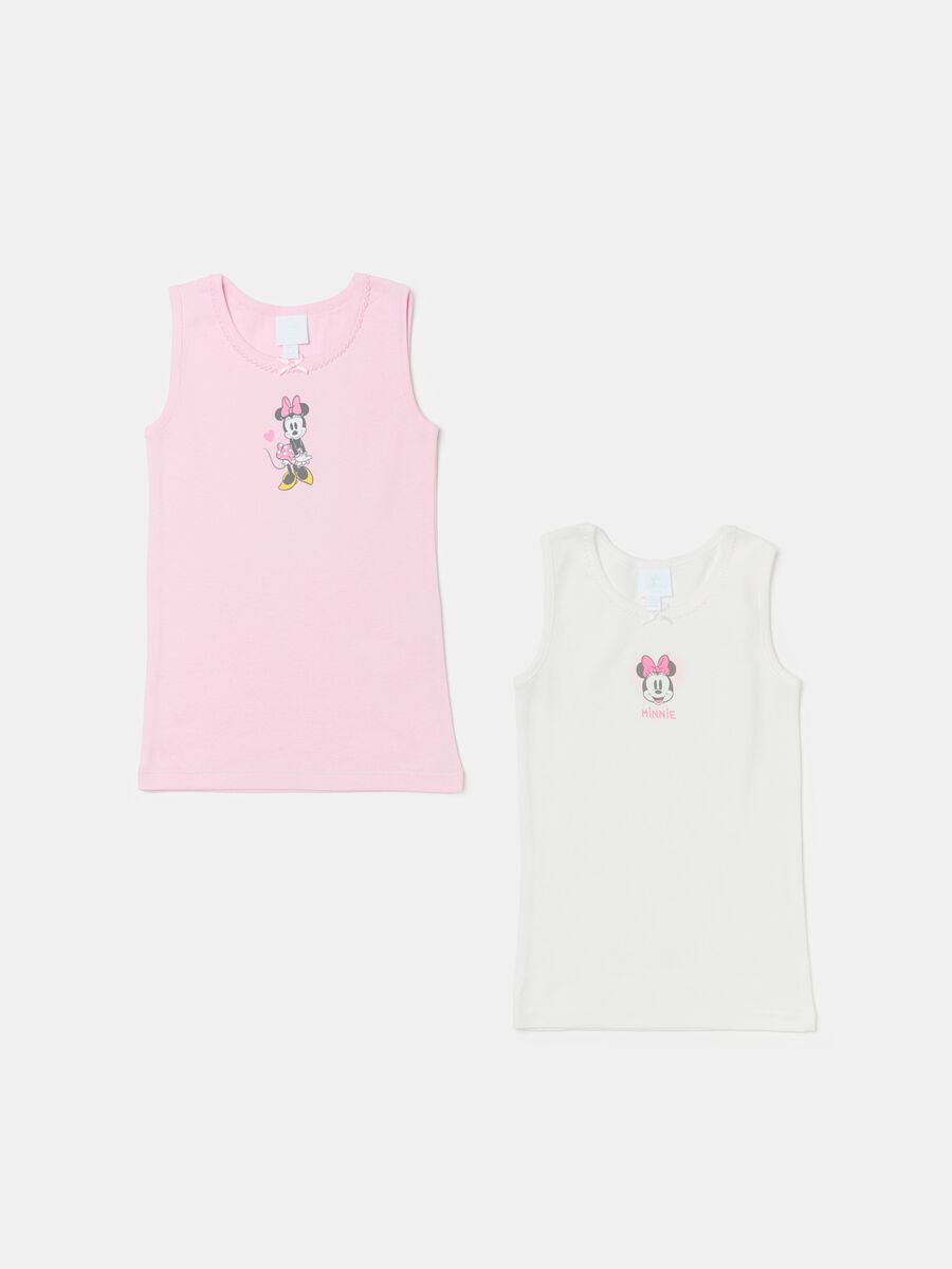 Two-pack vests with bow and Minnie Mouse print_0