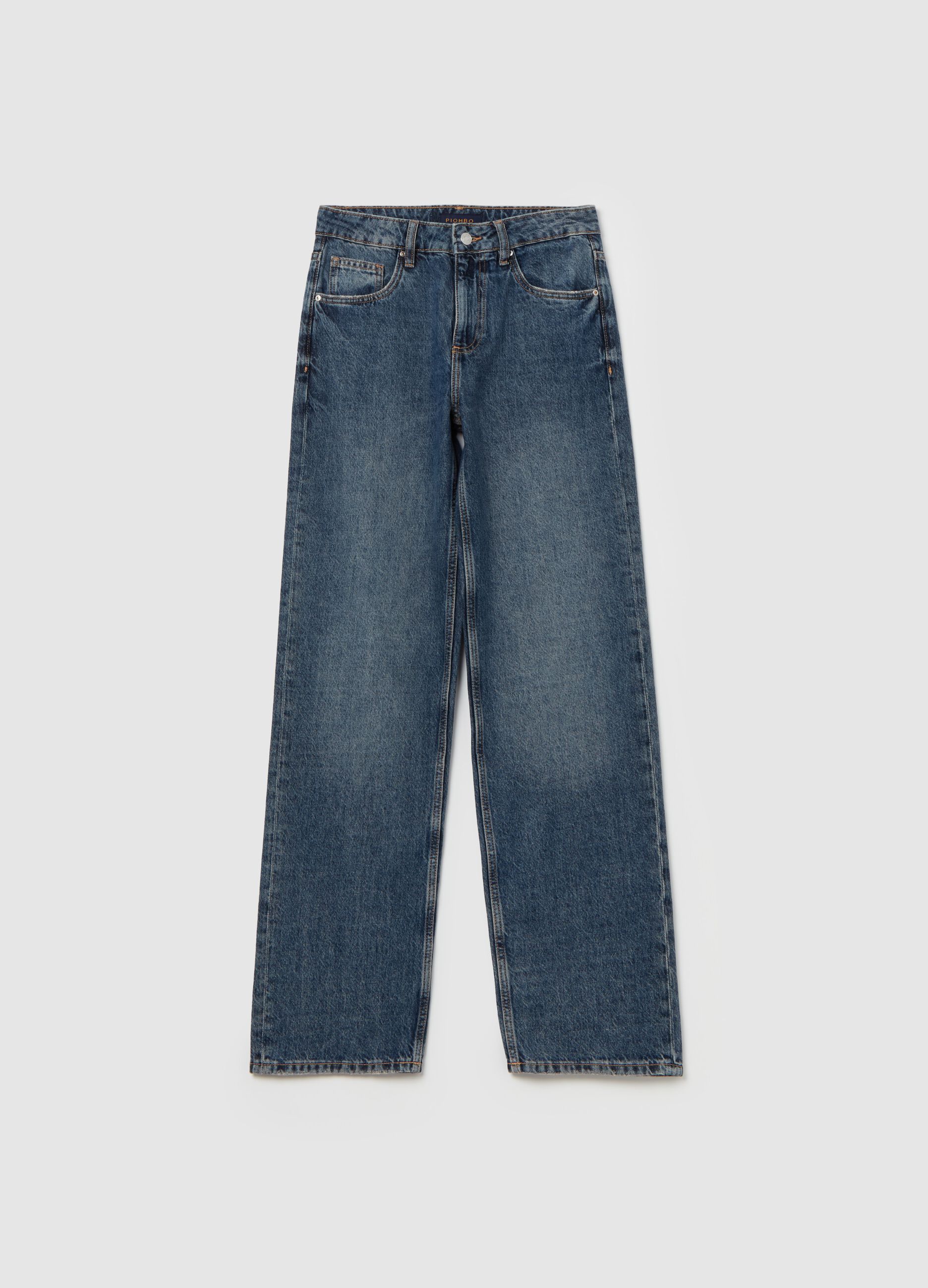 Five-pocket,straight-fit jeans